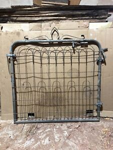 Vintage Braided Wire Garden Gate Twisted Steel Primitive Garden Fence Gate