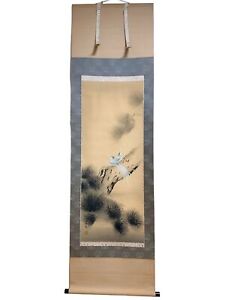 Japanese Hanging Scroll Art Painting Kakejiku Vintage Hand Paint Picture 049