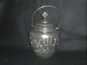 Monarch Silverplate Biscuit Jar