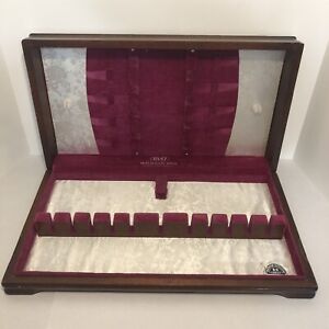 1847 Rogers Brothers Silverware Flatware Wood Chest Box Only Tarnish Resisting