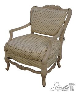 61916ec Country French Upholstered Distressed Painted Chair