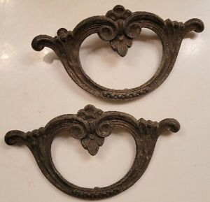 Two Vintage French Drawer Pulls