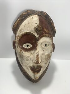 Antique African Mask Pounou Punu Tsengui Mukuyi Okuyi Lumbo Gabon African Art