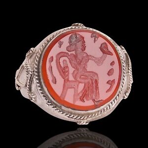 Ancient Roman Jewellery Unique Gift For Mythology Enthusiasts Roman Signet Ring
