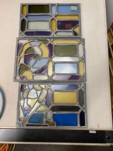 Antique Chicago Leaded Stained Glass