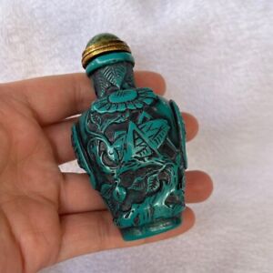 Rare Hand Carved Snuff Bottle In Ancient China