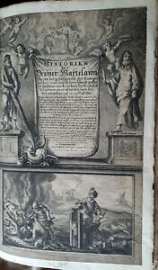 Very Rare First Edition Of History Of Martyrs 1657 Haemstedius Jacob Savry