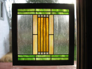 Prairie Mission Style Stained Glass Window
