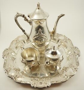 Vintage Towle Silver Plate Tea Service