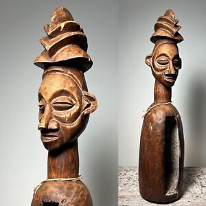 Yaka Suku Slit Drum Mukoku Hand Crafted Instrument For Medicine Woman Congo 