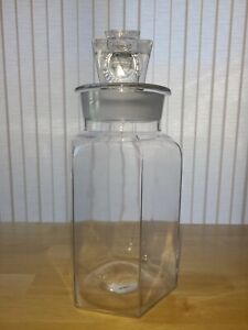 Vintage 1890 1910 H J Heinz Company Country Store Pickle Jar Apothecary Glass