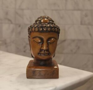 Vintage Chinese Tibet Buddha Head Statue 4 Free Same Day Shipping