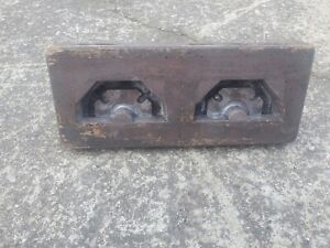 Vintage Industrial Wood Foundry Mold Patterns Factory Industrial Art Work