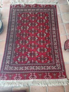 Original Yomud Turkoman Made In 1970th Carpet Pile Rug