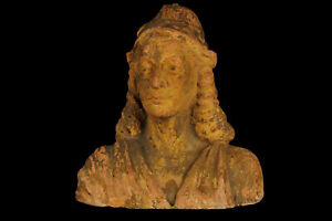 Antique And Impostant Bust Of Marianne Terracotta C 1880 Decoration Woman