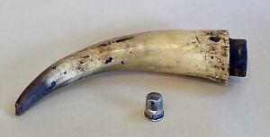 Antique Early Powder Horn