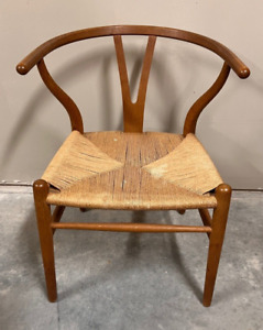 Hans J Wegner Carl Hansen Vintage Bone Arm Chair Mid Century Danish Modern