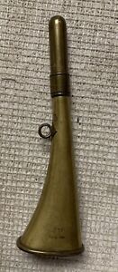 Antique German Brass Hunting Horn Size 8 Inches
