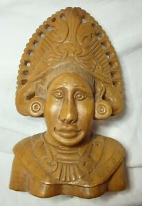 Hand Carved Bali Wooden Balinese Woman Statue Indonesia Figture