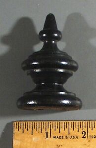 Vintage Salvaged Small Corner Wood Wooden Furniture Clock Finial