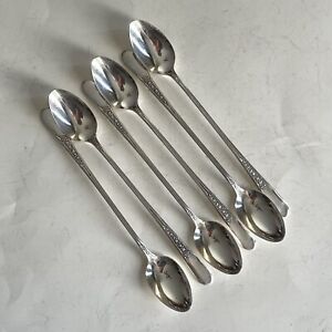 Priscilla Lady Anne Iced Tea Spoons Lot Of 6 Euc