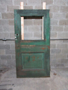  Antique Oak Dutch Door For Restoration 42 5 X 83 5 Architectural Salvage
