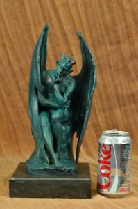 Austrian Erotic Demon Satyr Devil Bronze Statue Vintage Figurine Mythical Gift