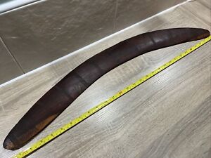 19th Century Aboriginal Australian Wooden Boomerang 29 Inches Long