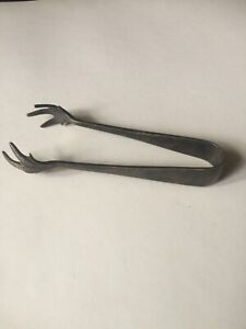 Silver Plated Tongs Ice Or Sugar Vintage England