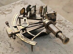 Brass 8 Sextant Antique Nautical Marine Navigational Astrolabe Instrument Gift
