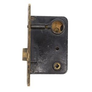 Antique Brass Russwin Left Cylinder Mortise Door Lock
