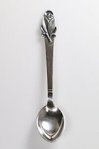 Cohr Spoon Small Demitasse Cohr4 Foral Tip Pattern