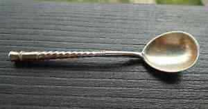 Antique Imperial Russian Tea Coffee Spoon 84 Zolotnik Silver
