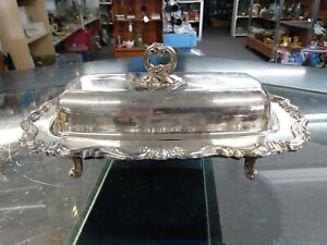 Vintage Butter Dish By F B Rogers Silver Co