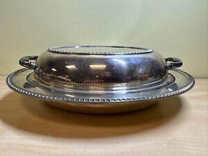 Vintage Silver Plated Covered Dish