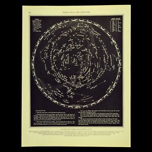 Constellation Star Map Zodiac Astrological Chart Astronomy Wall Art Decor