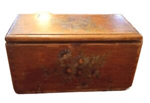 Antique Wooden Puzzle Folding Oak Box For Singer Sewing Attachments Empty As Is