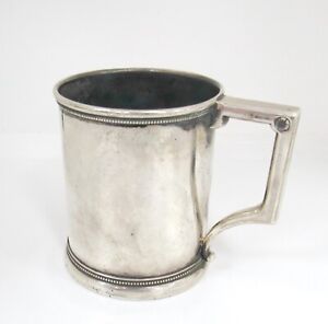 Antique Baby Cup Gorham Classic Federal Style Sterling Silver Monogram 1866
