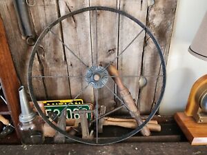 Antique 24 Iron Wagon Wheel