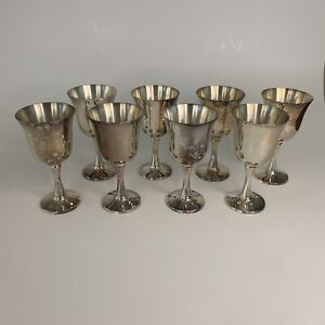 Salem Silverplated Goblets In Box Set Of 8