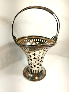 Antique Victorian Bride S Basket Reed Barton Silver Plated Rare Find 