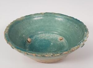 Rare Antique 14th Century A D Mamluk Islamic Middle Eastern Ceramic Bowl