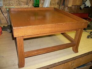 Vintage Mid Century Modern Widdicomb Table Eames Era Small Oak