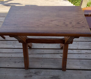 Mid Century Ranch Oak End Table By A Brandt Rp Et406 