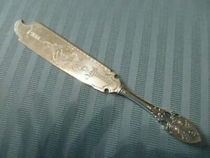 Gorham Lily Cake Saw 1870 Sterling Silver 88 Lily Of The Valley Open Engraved