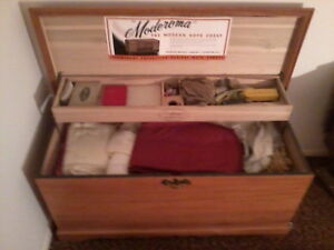 Antique Moderoma Blanket Chest Label Only 