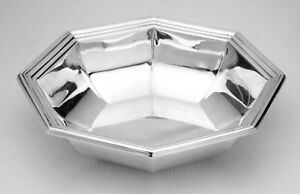 B W 7 Sterling Silver Plated Scaloped Octagon Polished Serving Dish Bowl Canada