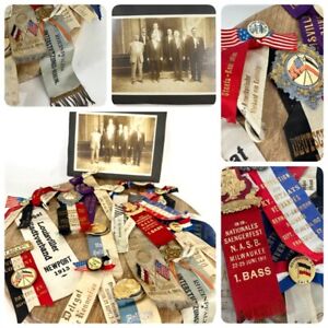 Antique German American Alliance Convention Ribbons Delegate Singers