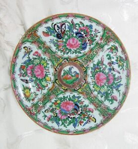Antique Chinese Export Rose Medallion Plate 19th Century