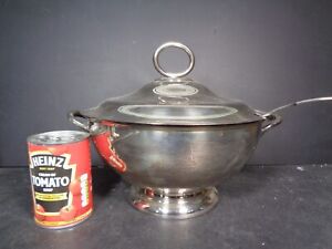 Payton Pepper Sons Soup Tureen Silver Plated Good Size William Hutton Ladle